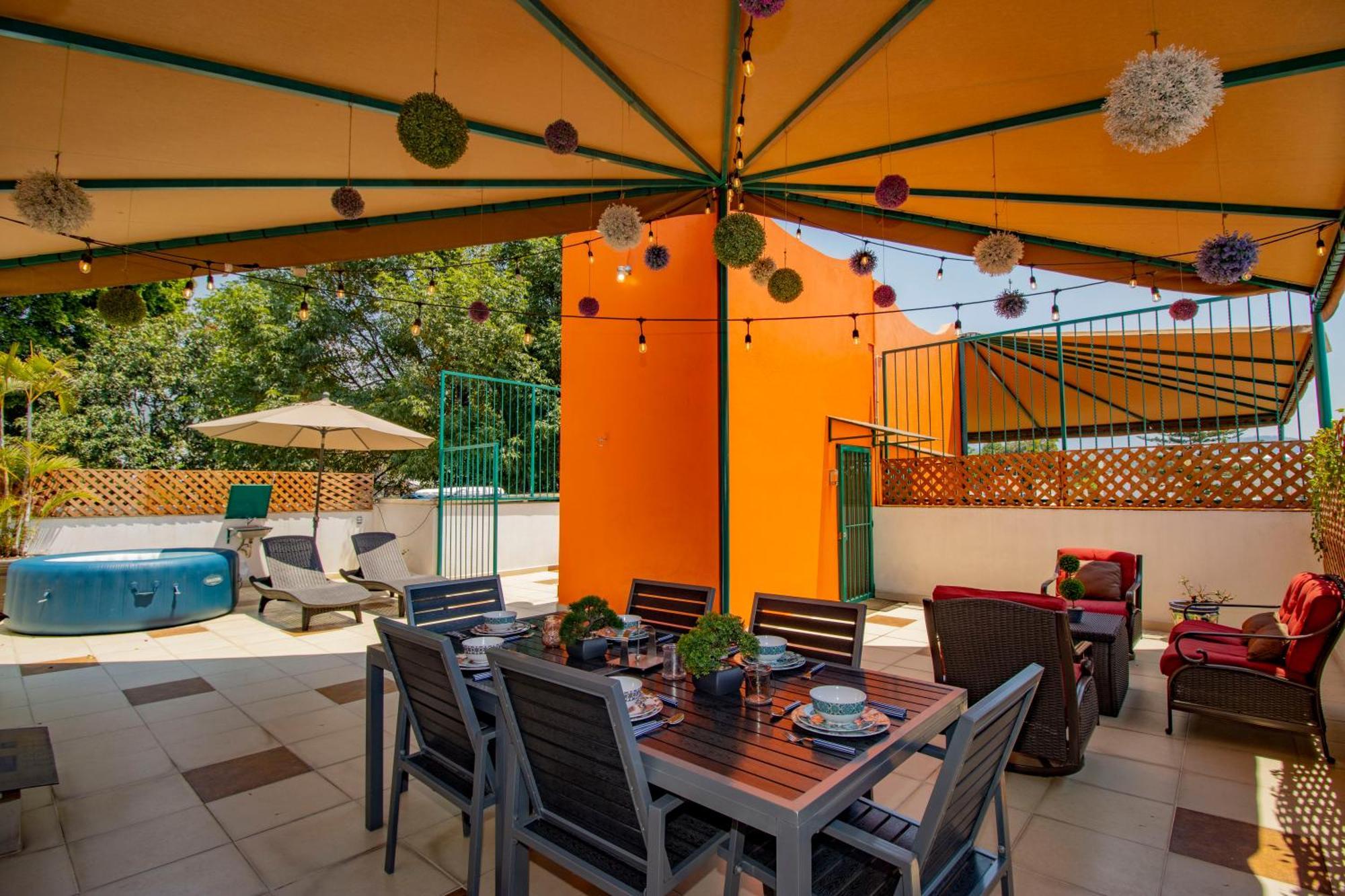 New! Bamboo Rooftop Villa Cuernavaca Luaran gambar
